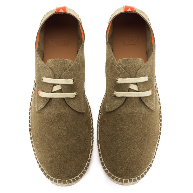 Blucher in pelle kaki 19