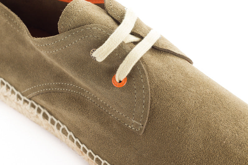 Blucher in pelle kaki 19