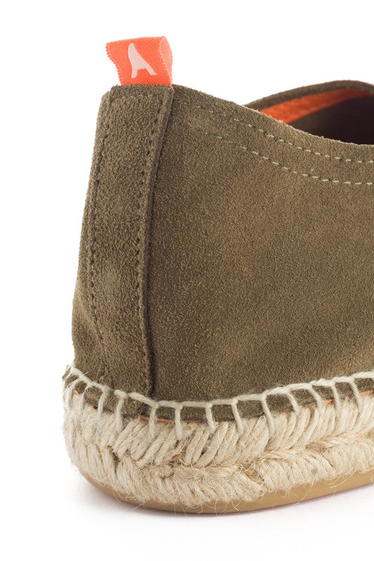 Blucher in pelle kaki 19