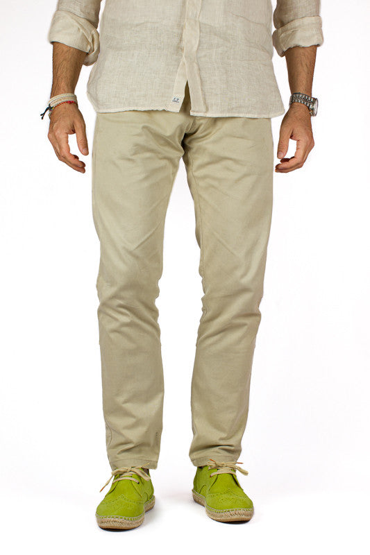 Oxford in pelle di pistacchio